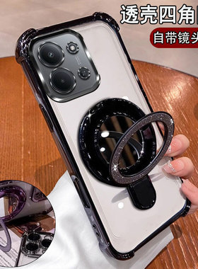 适用vivoY500i手机壳潮款男女V2531A自带镜头膜5g四角防摔气囊丫500i网红镜面支架viy500i个性潮vivy维沃外壳