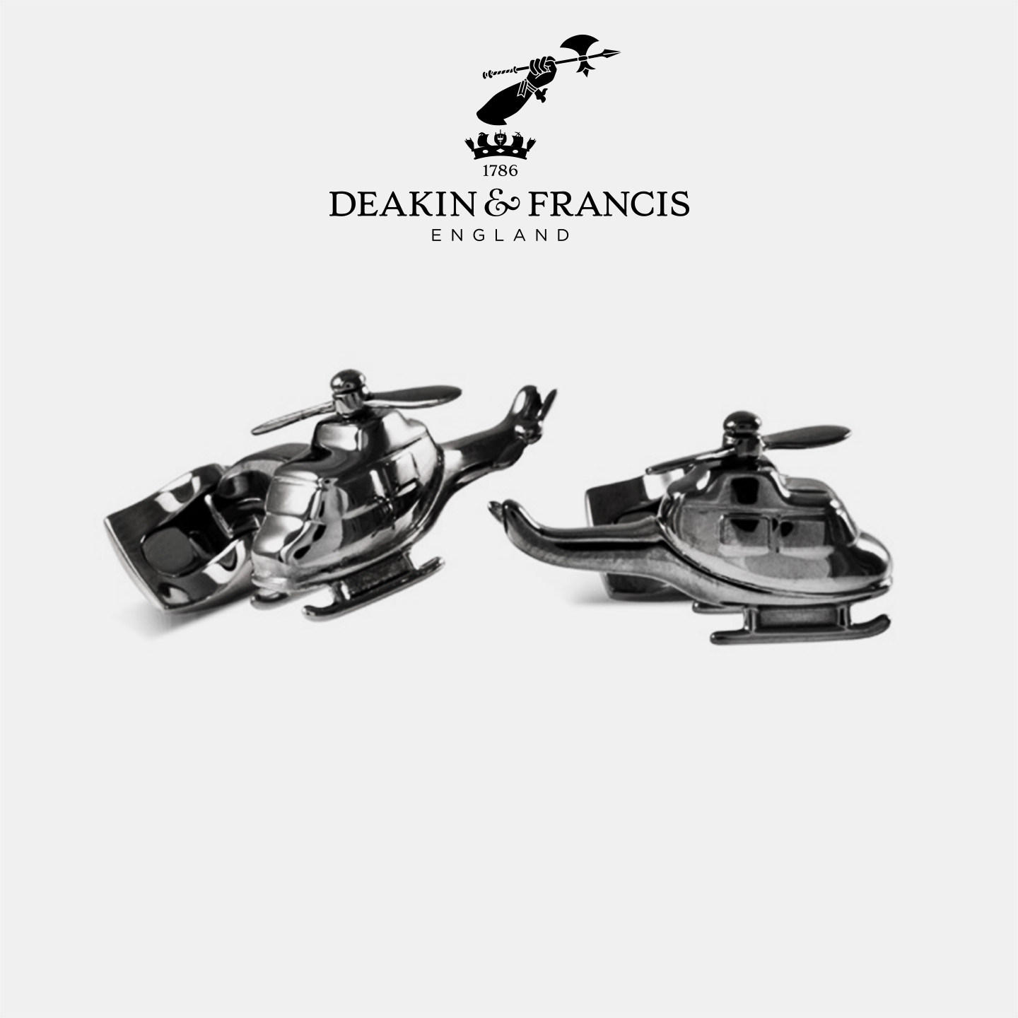 DeakinFrancis飞行员直升机轻奢袖扣飞机男士法式袖口扣钉 预定