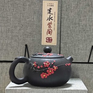 云南建水紫d陶茶壶纯手工制作功夫泡茶器家用大容量紫砂壶高档茶