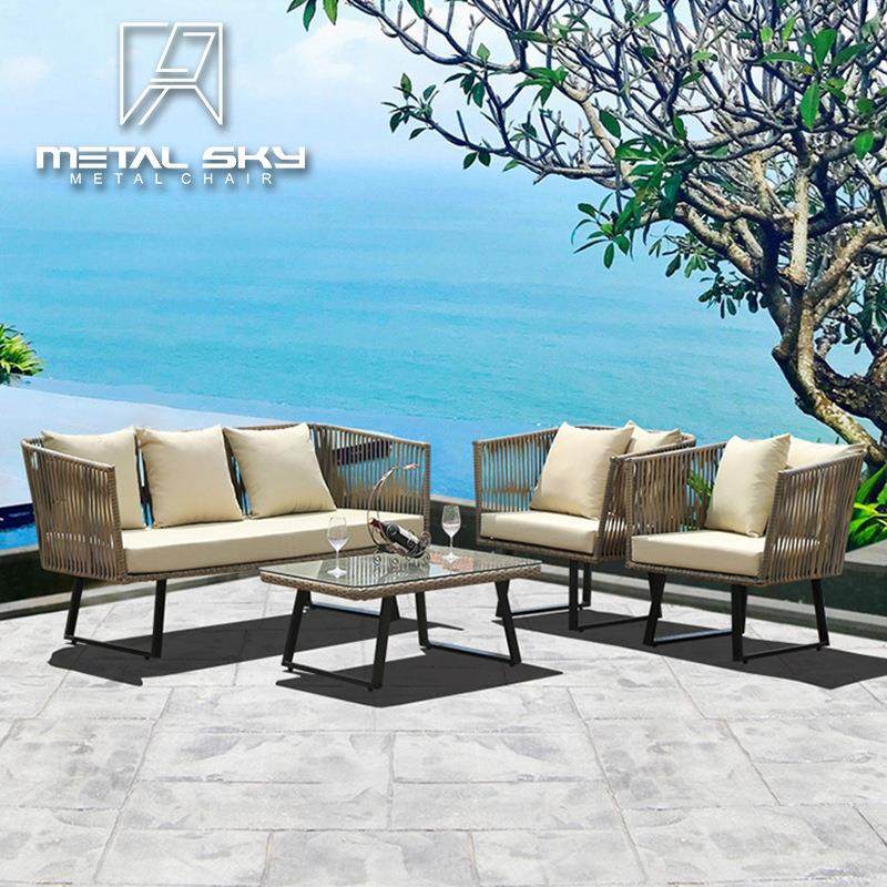 户外藤T-021台椅酒三五件套阳庭院藤编单人组沙发店民宿休闲绳编,商业/办公家具,商用藤编家具,淘宝优惠券,粉丝福利购,淘宝优惠卷