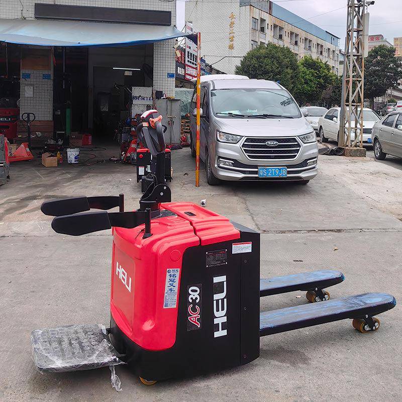 全业电动托盘搬运车 仓电流储物工园装卸车 DLQ动货物叉车