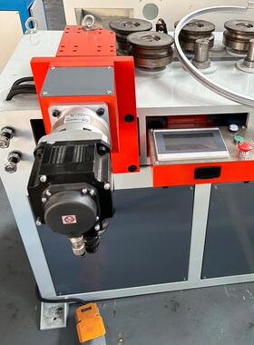 源C头工厂GY60CN2A单向卷数控滚圆机立式伺压圆机铜铝服管圆机器