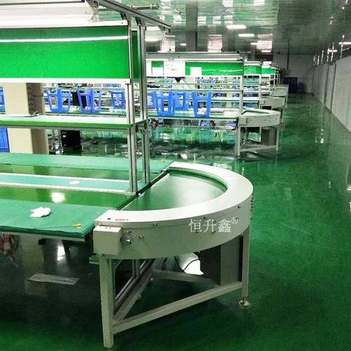 坪山180机度转弯水线180度流形输送机U型输送环机皮带转弯机厂家