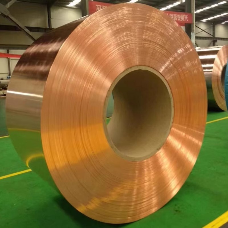 现货批发H62黄铜带T2纯铜带分切铜片铜箔0.01 0.02 0.05 0.1-5mm