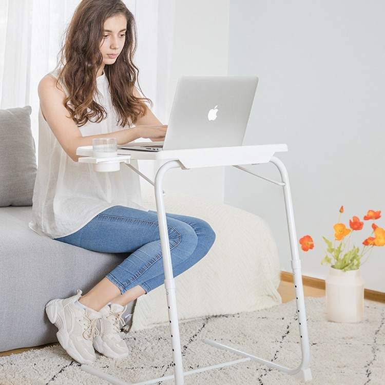 折叠电脑桌床边便携简约床上TVtraytable卧室懒人学习升降折叠桌