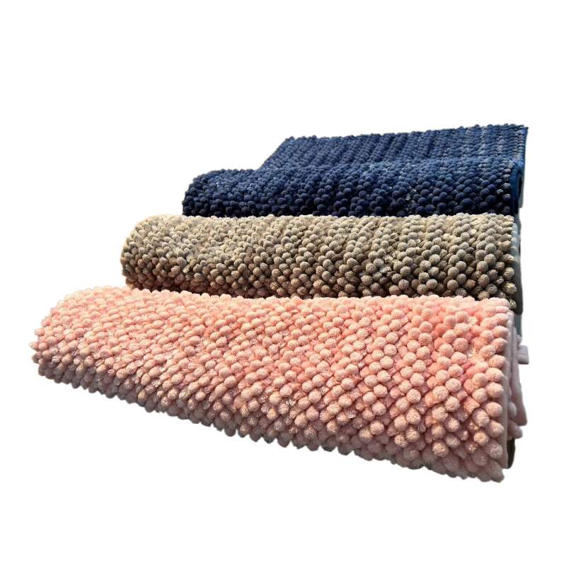 亚马逊热爆款卧室进门细雪尼尔吸水地垫 门垫浴缸垫浴室防 滑脚垫