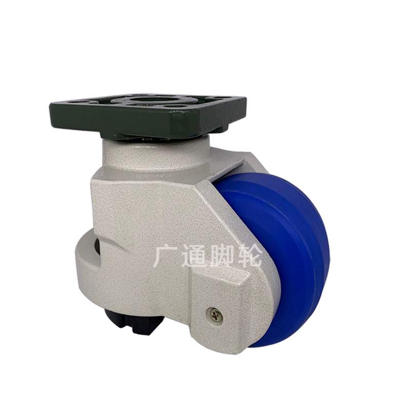 福马GD150F万向尼龙轮K-92-1800F水平可调节重型脚轮 支撑滚轮