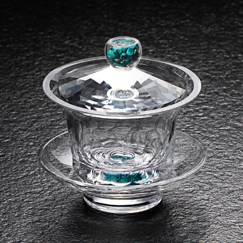 水晶茶具套装2024新款高档玻璃中式泡喝茶壶全套高端茶具旅行套装
