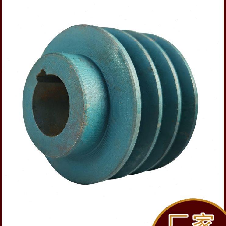皮带轮成品B型三槽内孔28键槽8铸铁电机轮B3-80 90 100 120 130