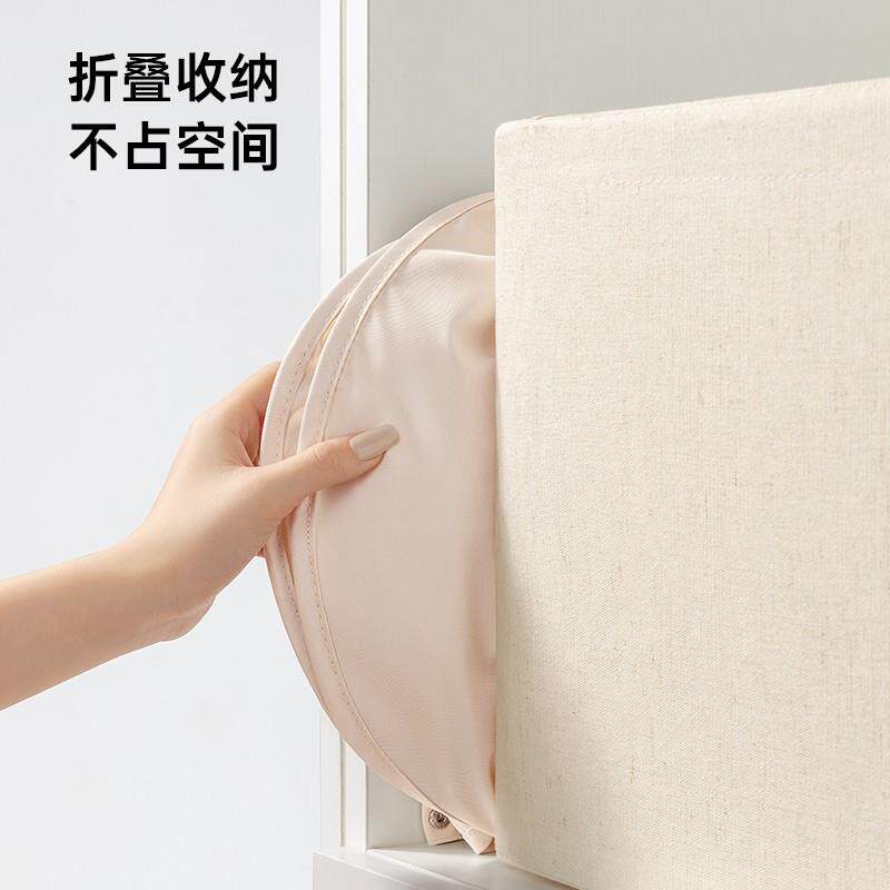 压压板衣物收纳袋可折叠布艺防尘罩挂式大容量便携储物收纳板SS