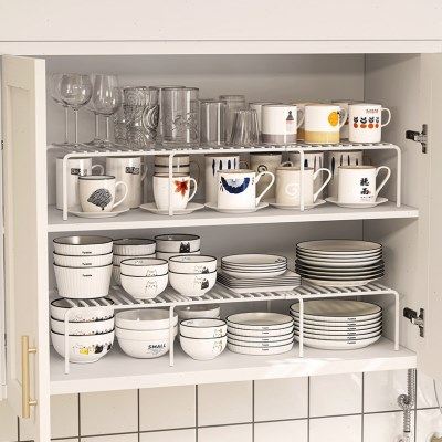 厨房挂杯架家用桌面放杯子橱柜收纳架厨房客厅玻璃水杯茶杯置物架,收纳整理,阳台置物架,淘宝优惠券,粉丝福利购,淘宝优惠卷