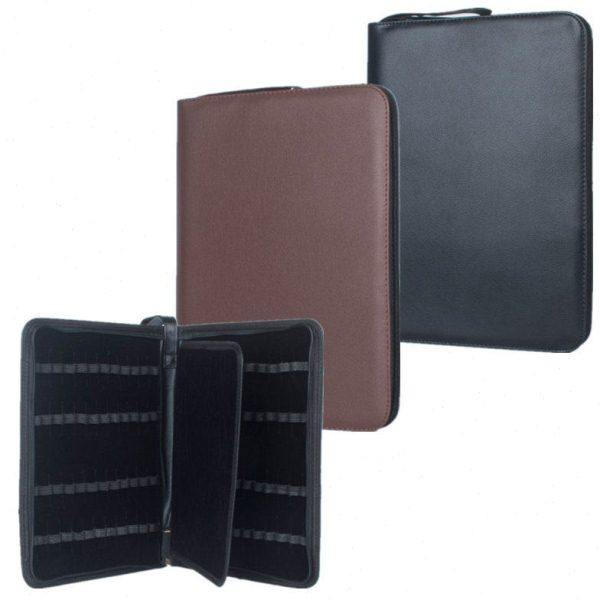 爱笔保护套PU皮钢笔收纳袋笔袋笔盒48支装钢笔收纳包商务公笔夹,文具电教/文化用品/商务用品,笔袋,淘宝优惠券,粉丝福利购,淘宝优惠卷