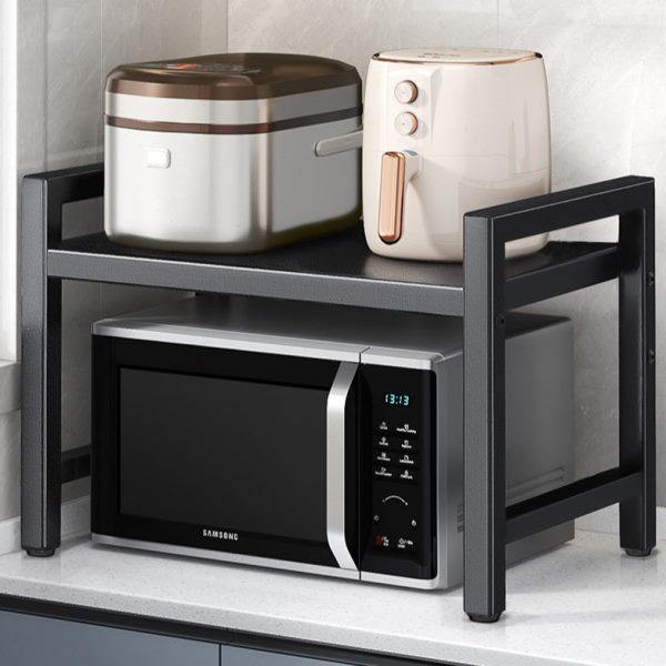 厨房微波炉置物架家用台面烤箱支架多层电饭锅可伸缩收纳架子,厨房/烹饪用具,微波炉置物架,淘宝优惠券,粉丝福利购,淘宝优惠卷