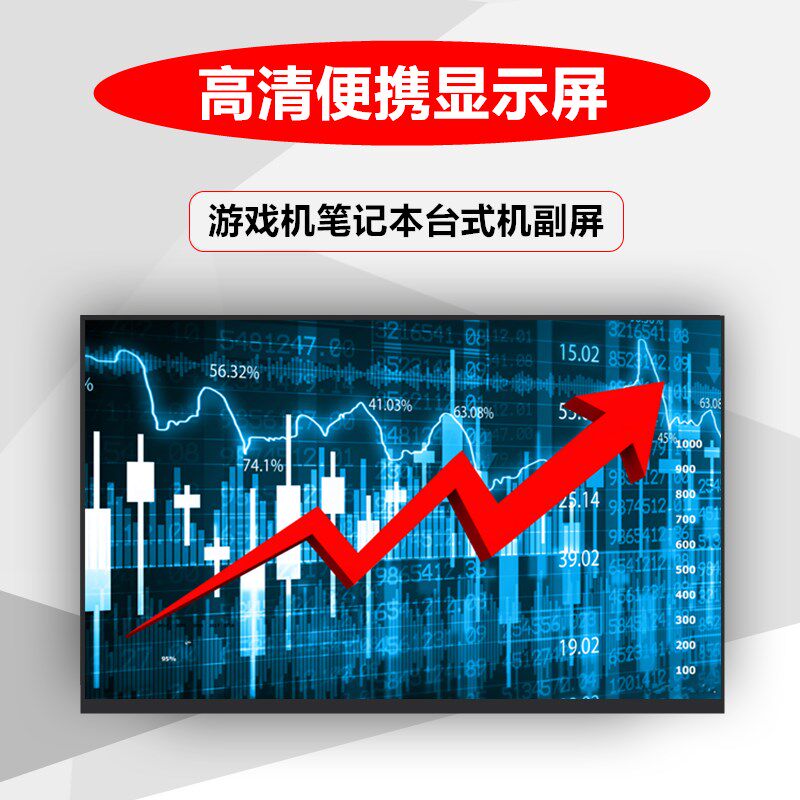 便携显示屏笔记本电脑副屏台式机屏幕显示器扩展屏游戏机外接屏幕