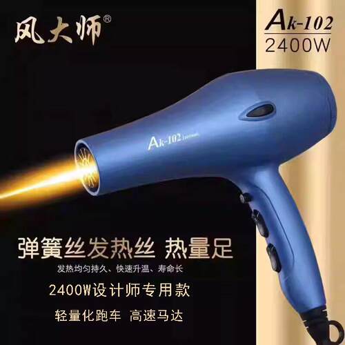 风大师AK-102大功率吹风机发型师专用理发店专业发廊静音护发风筒