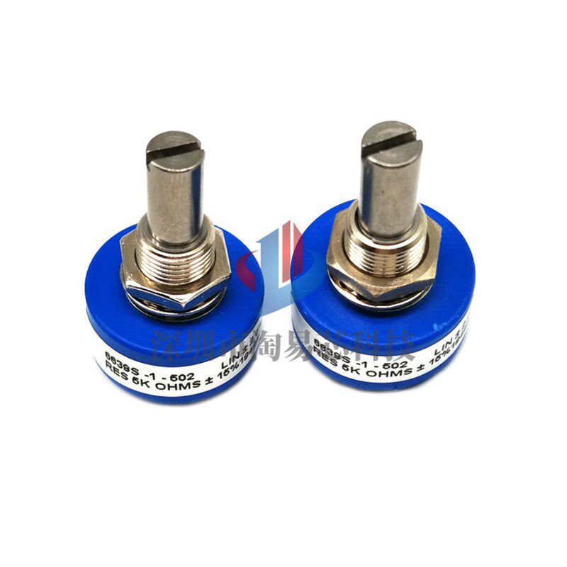 6639S-1-102LIN 203LIN 15%线性 360度连续旋转1K20K可调电位器