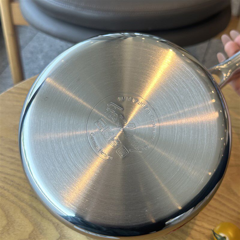 菲仕朗18/10不锈钢奶锅宝宝副食品泡面 面锅加厚三层覆合钢18cm