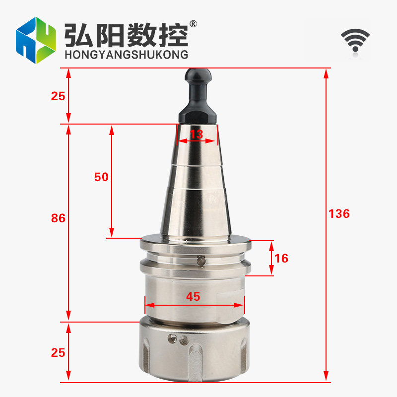 雕刻机自动换刀柄ISO30-ER32-60加工中心动平衡刀柄ISO30防锈刀柄图片