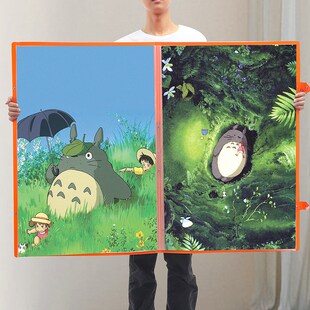 手提A1海报册画夹文件夹资料册2K工程纸图纸半开收纳夹美术作品集