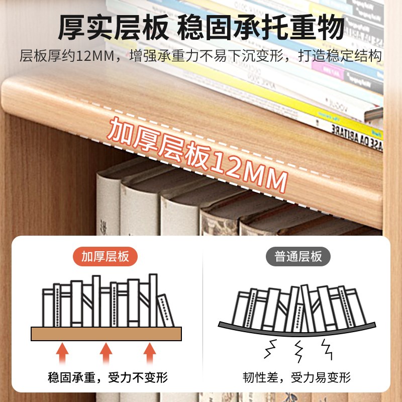 教室书架实木一体靠墙矮柜置物架落地书柜收纳格子柜幼儿园书包柜