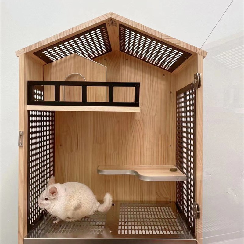 龙猫笼子龙猫柜笼宠物笼子龙猫别墅窝相亲笼包邮松鼠笼子