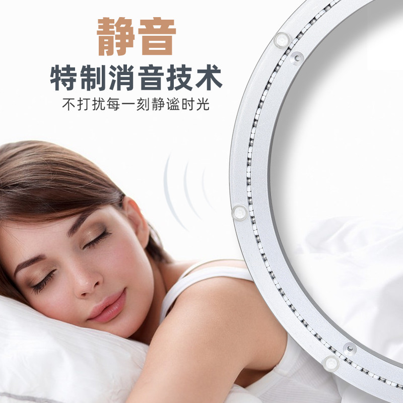 家用圆餐桌转盘底座轴承 玻璃实木大理石台面铝合金饭桌旋转轨道