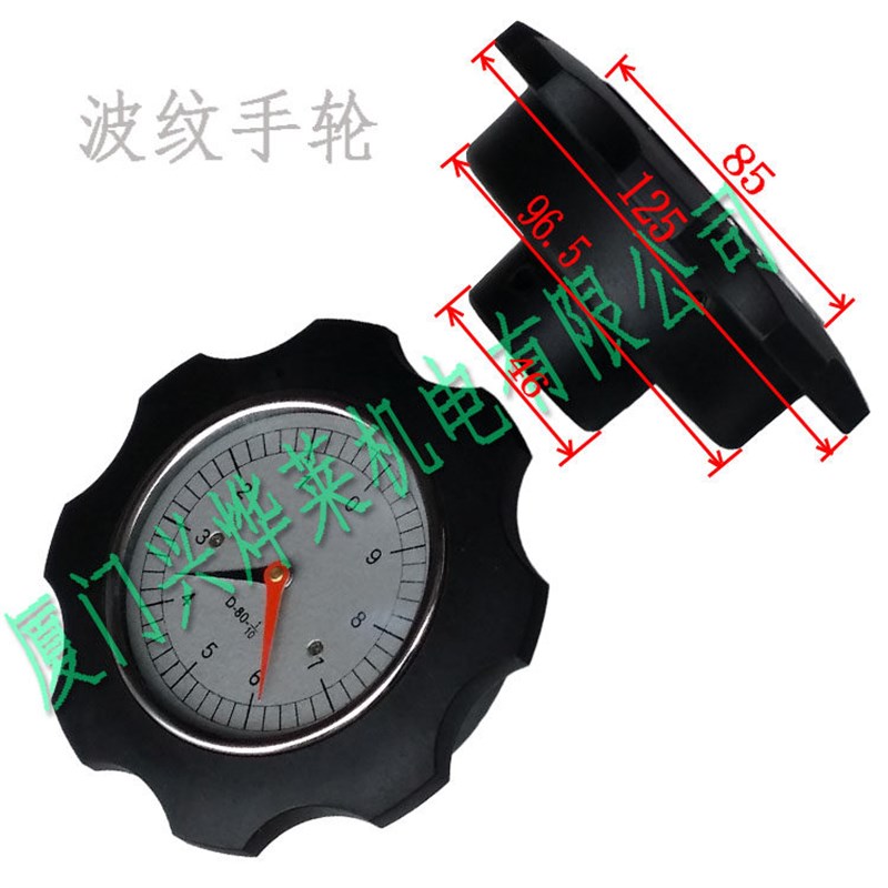 带刻度铝合金手轮盘数字表手轮波纹设计可调节压花旋钮把手