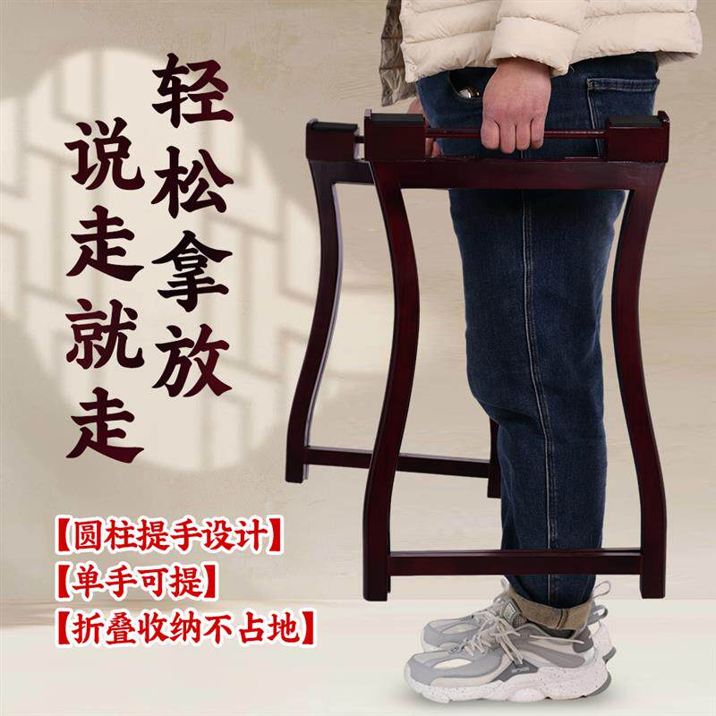 敦煌古筝手提架可折叠古筝腿架通用古筝A架实木加粗加固古筝支架