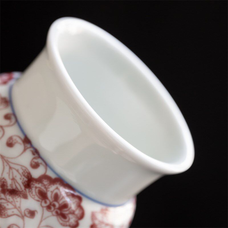 青花瓷茶道六君子套装功夫茶具配件收纳茶杯垫泡茶工具茶桌摆件