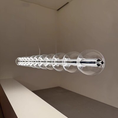 意大利Luce Sferica餐厅吊灯设计师极简款岛台吧台餐桌玻璃长条灯