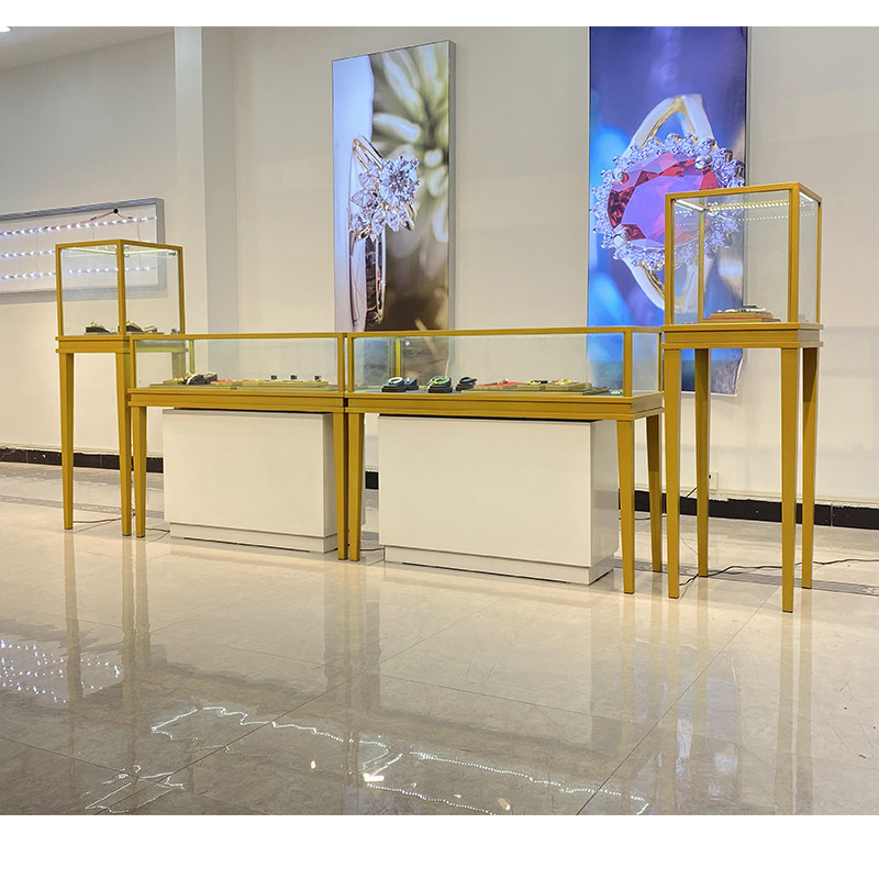 珠宝展示柜珠宝首饰柜台博手表眼镜饰品玉器玻璃展柜银饰展示柜定
