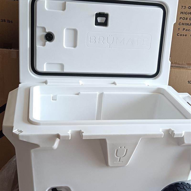 55升带轮子带拉杆滚塑工艺保温箱冷藏箱,露营,海钓车载保温箱