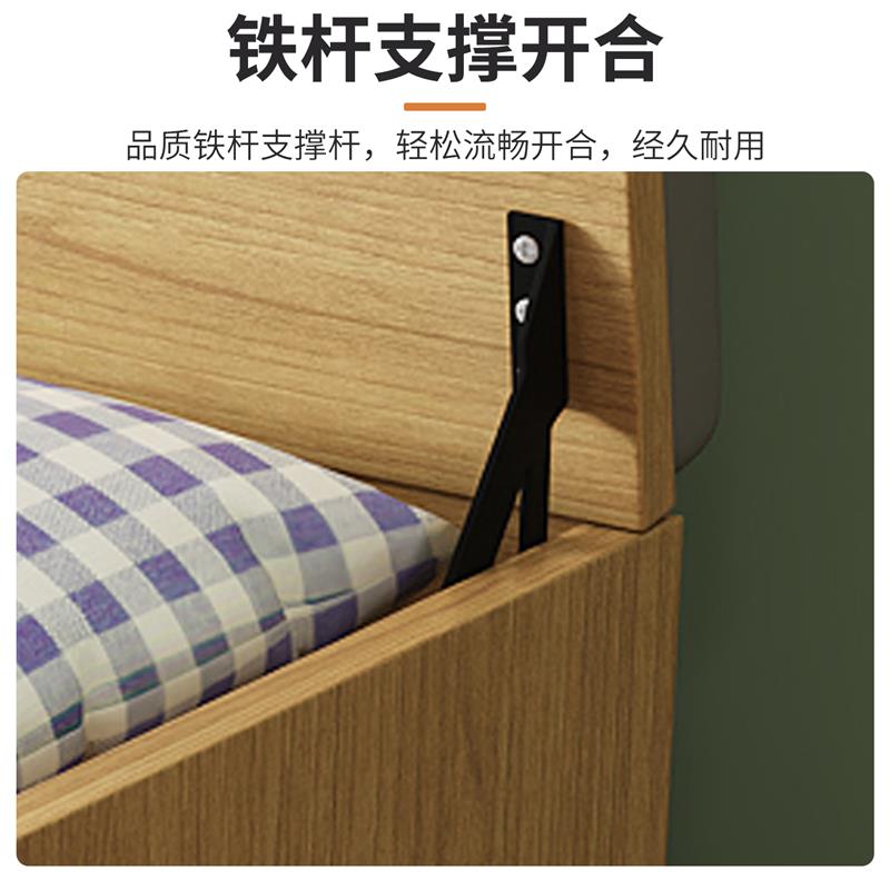 沙发长凳可储物凳软包长条柜可收纳箱子换鞋凳鞋柜全实木坐椅皮质