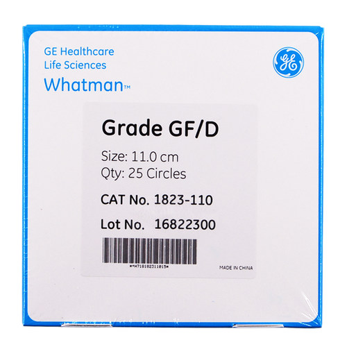 Whatman玻璃纤维滤纸1823-025/047/055/070/090/110/125/150GF/D