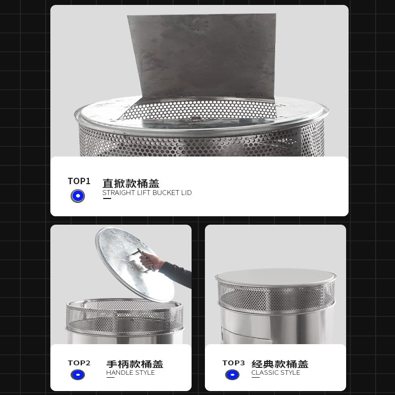厂家源头直销家用庙用多用途不锈钢镀锌烧金桶烧元宝桶焚烧炉香纸