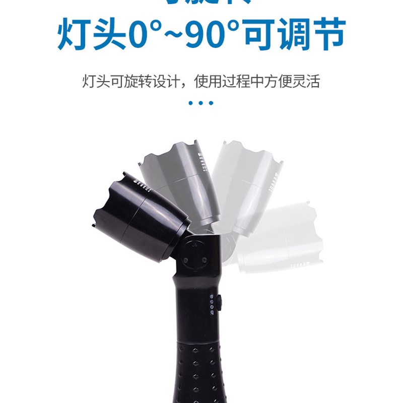 JW7633防爆强光手电筒折叠转角磁吸调焦