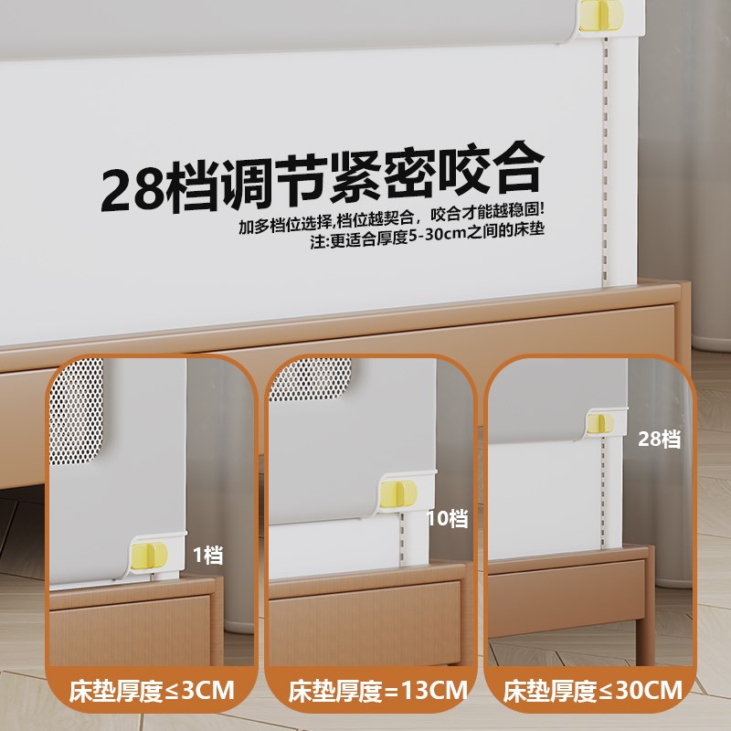 床护栏床围栏宝宝防护栏床上儿童防摔挡板婴儿护栏两面三面防掉床图片