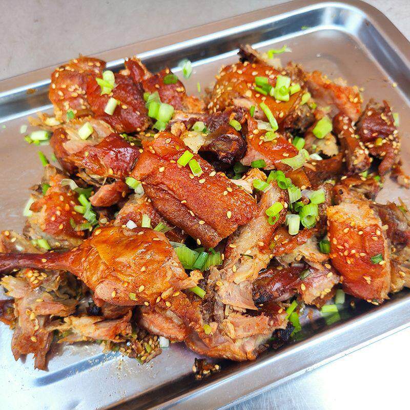 铁板鸭专用铁板鸡架铁板烧铁板商用摆摊烧烤盘锅手撕烤鸭专用设备