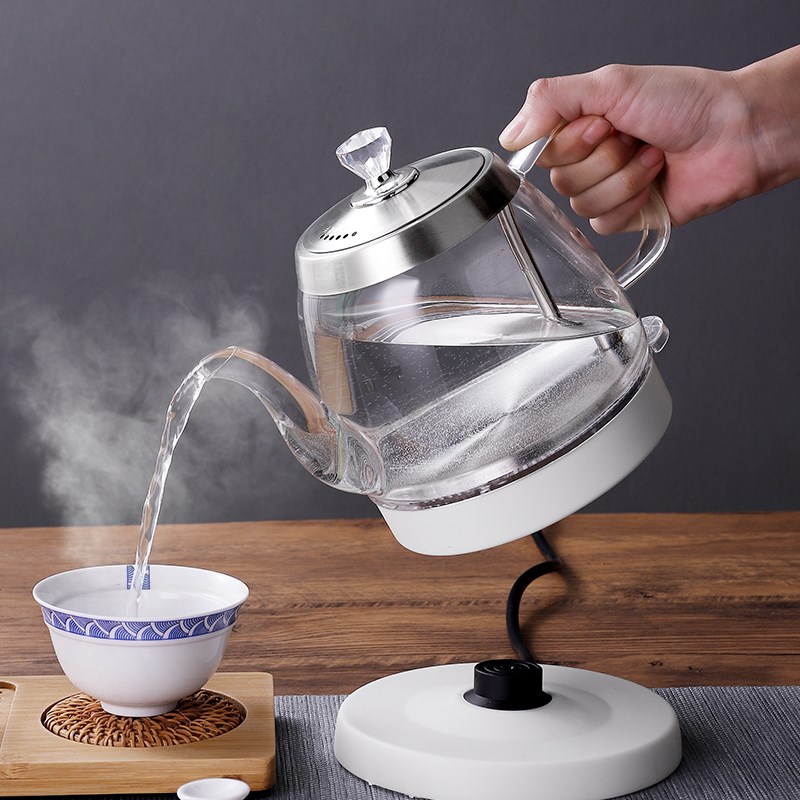 电热水壶玻璃烧水壶家用煮茶壶长嘴泡茶壶自动断电煮水壶泡茶专用