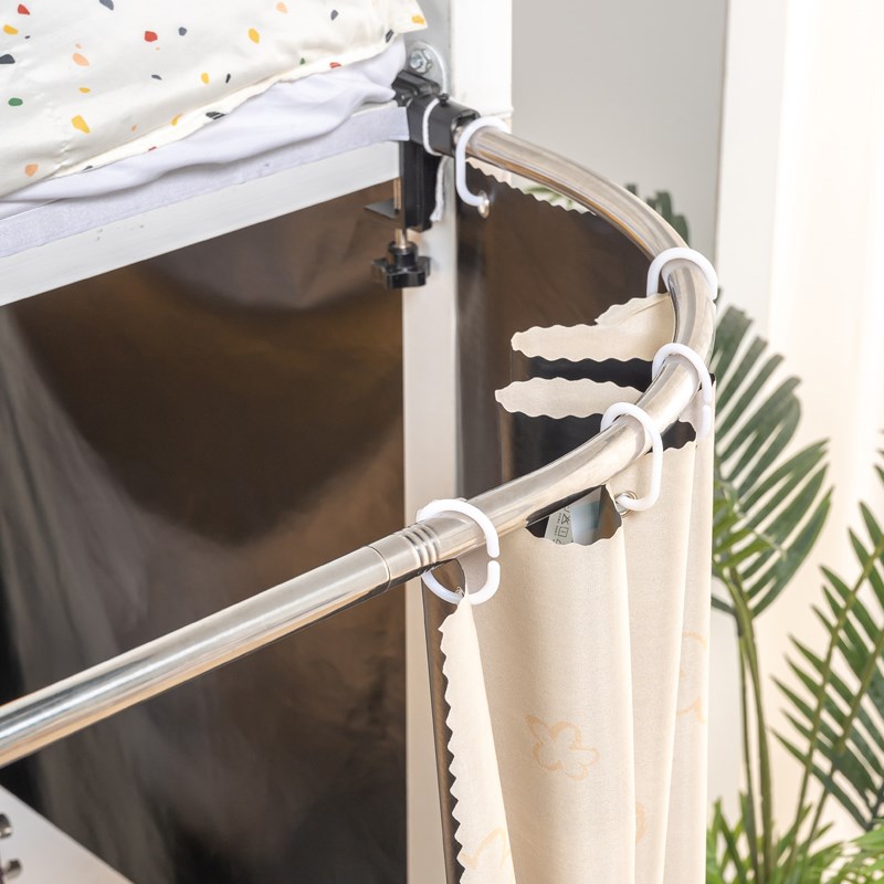U型外扩桌帘寝室遮光帘床下遮挡帘学生宿舍上床下桌帘子下铺床帘