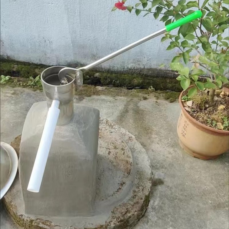 304不锈钢手动摇水泵 压水井家用压水井 老式手摇抽水器吸水器