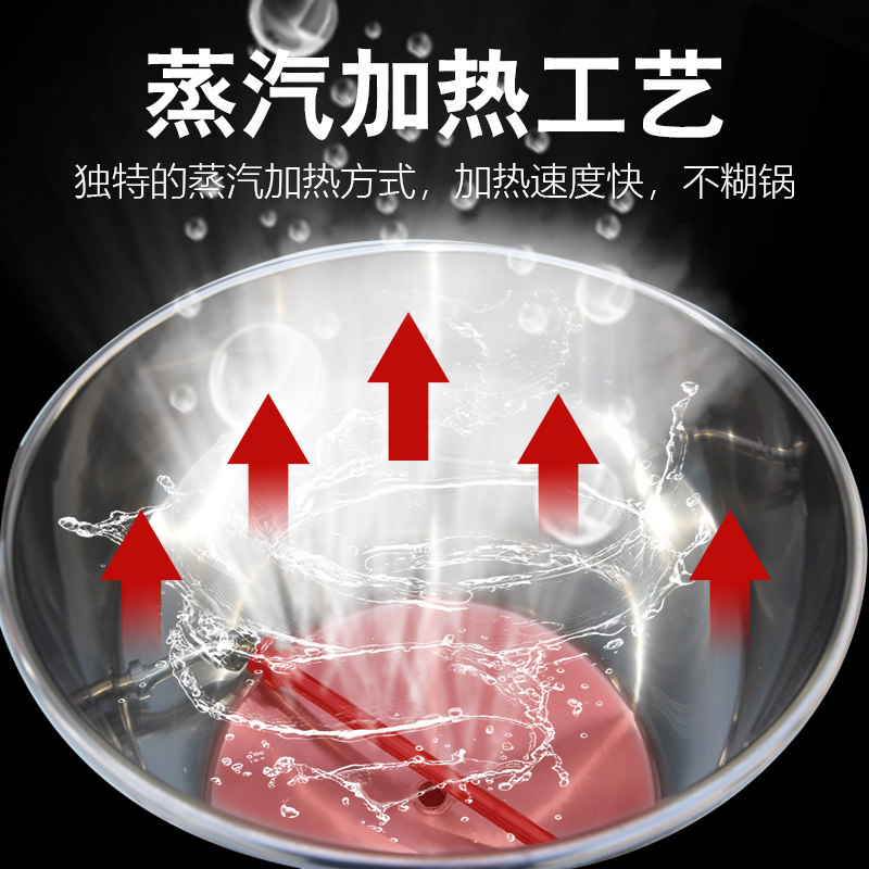商用豆浆机磨煮一体早餐店全自动渣浆分离磨浆蒸汽煮豆浆炉豆腐机