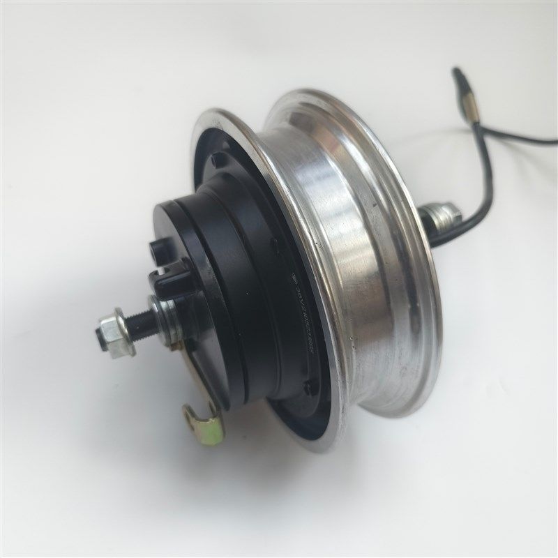 小哈雷10寸无刷轮毂电机24V36V48V350W500W电动滑板车鼓刹电机