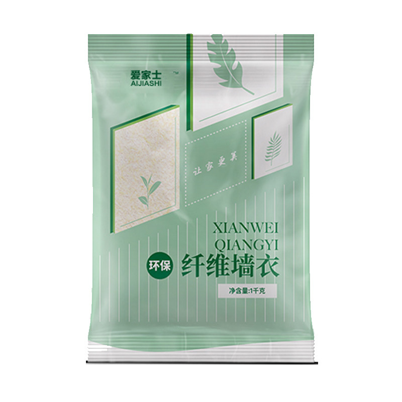 爱家士生态墙衣纤维涂料背景墙自刷家用植物泥墙房间防水工具环保