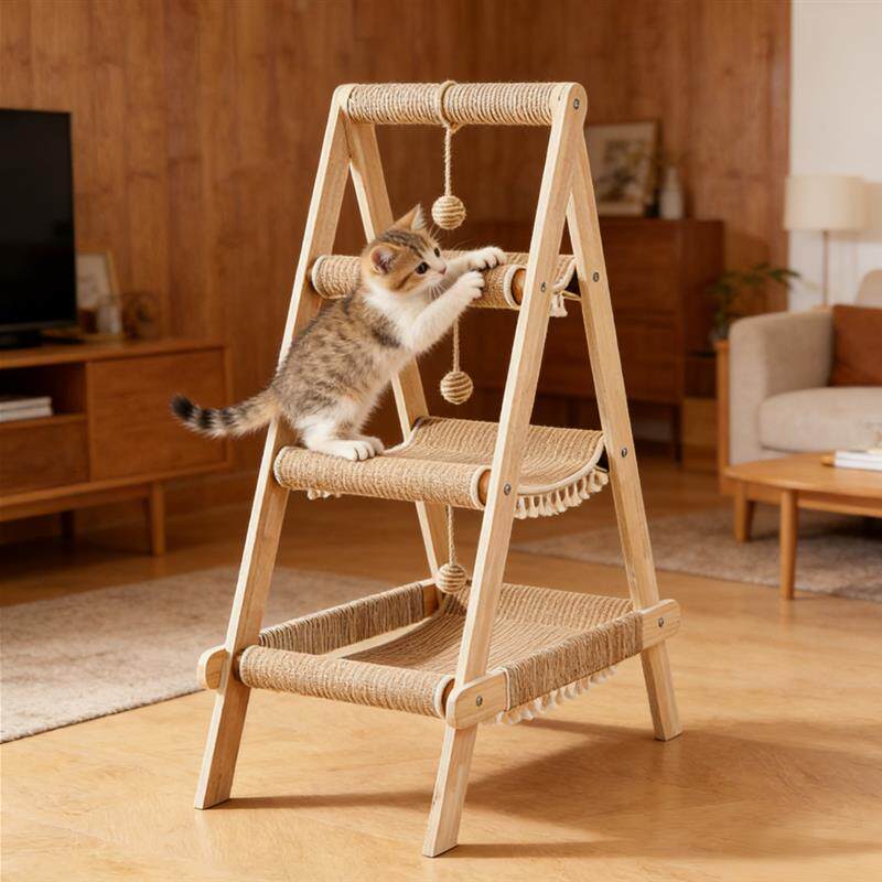 猫爬架猫窝一体家用大猫专用猫爬架子猫抓球猫吊床多猫可用猫抓柱