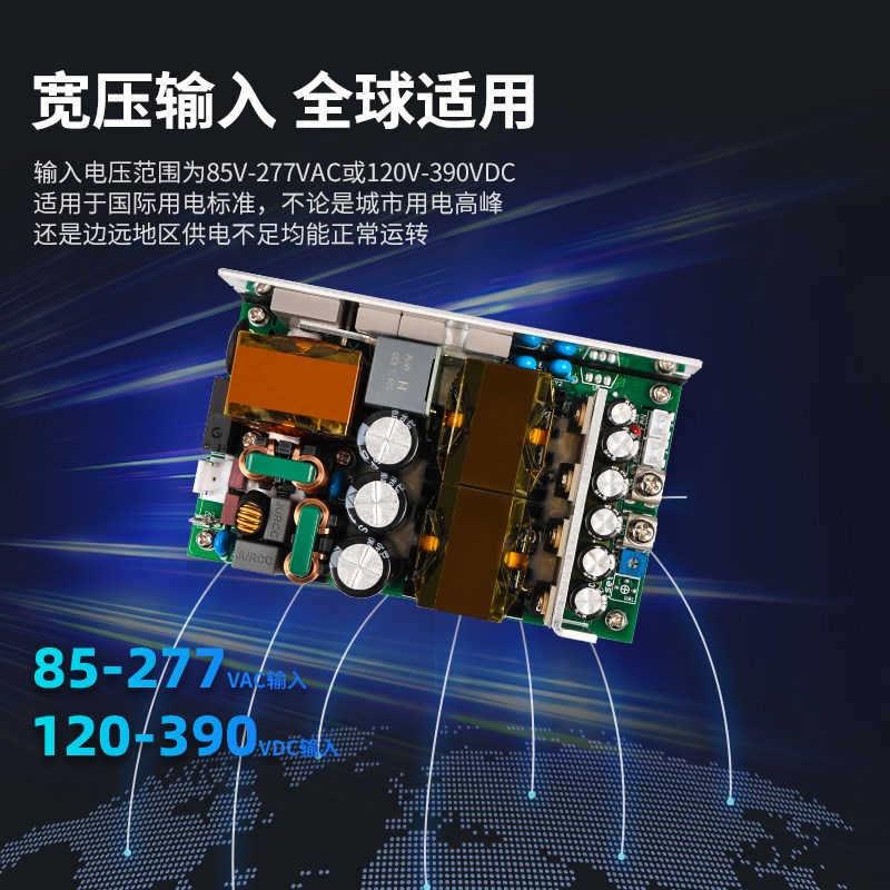 12V62A/19V38A/24V31A/27V27A/36V20A/48V15A开关电源板AC-DC750W