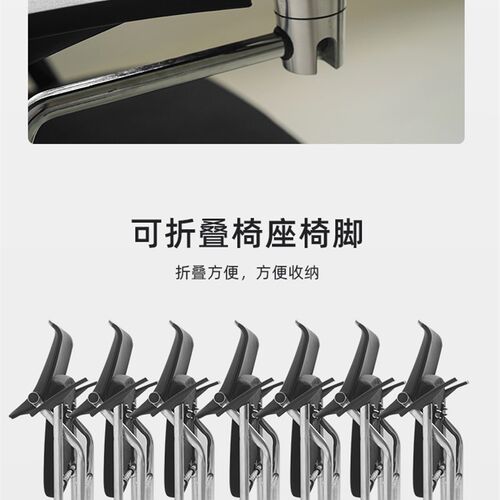 培训椅带写字板可折叠桌板桌椅一体新闻带扶手会议办公室培训椅子