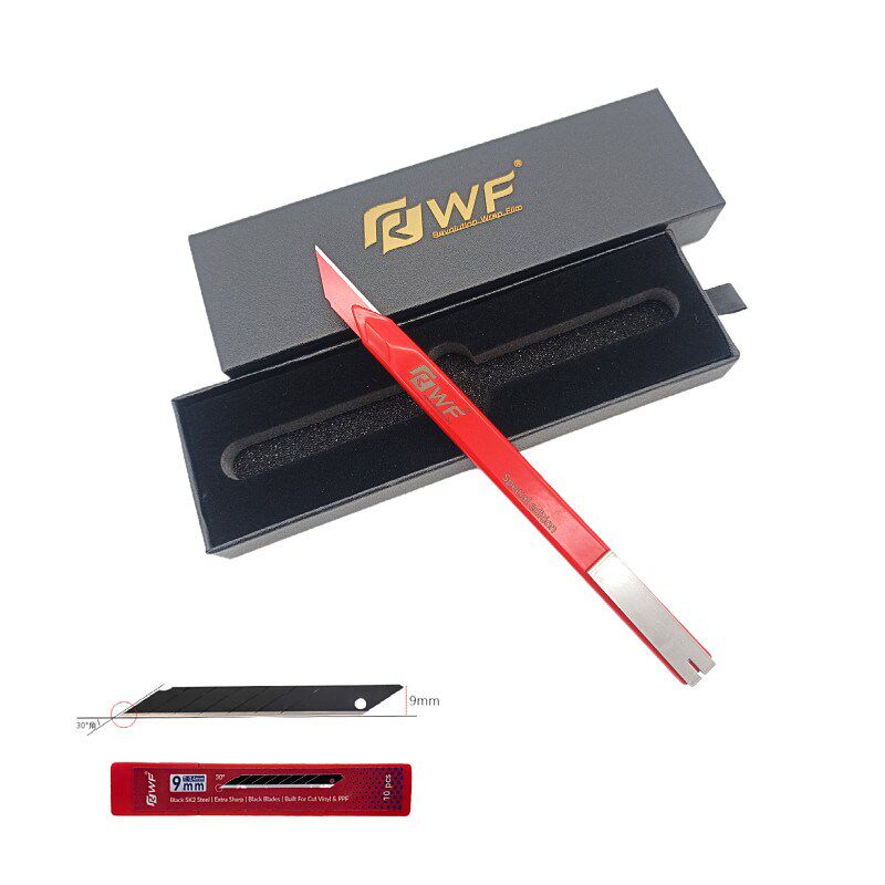 RWF贴膜刮板臻选组合尖角红色裁膜刀片车罩改色贴膜工具系列套装