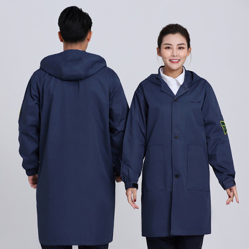 防辐射静电工作服长大褂机房监控室电磁屏蔽服化学科研实验防护服