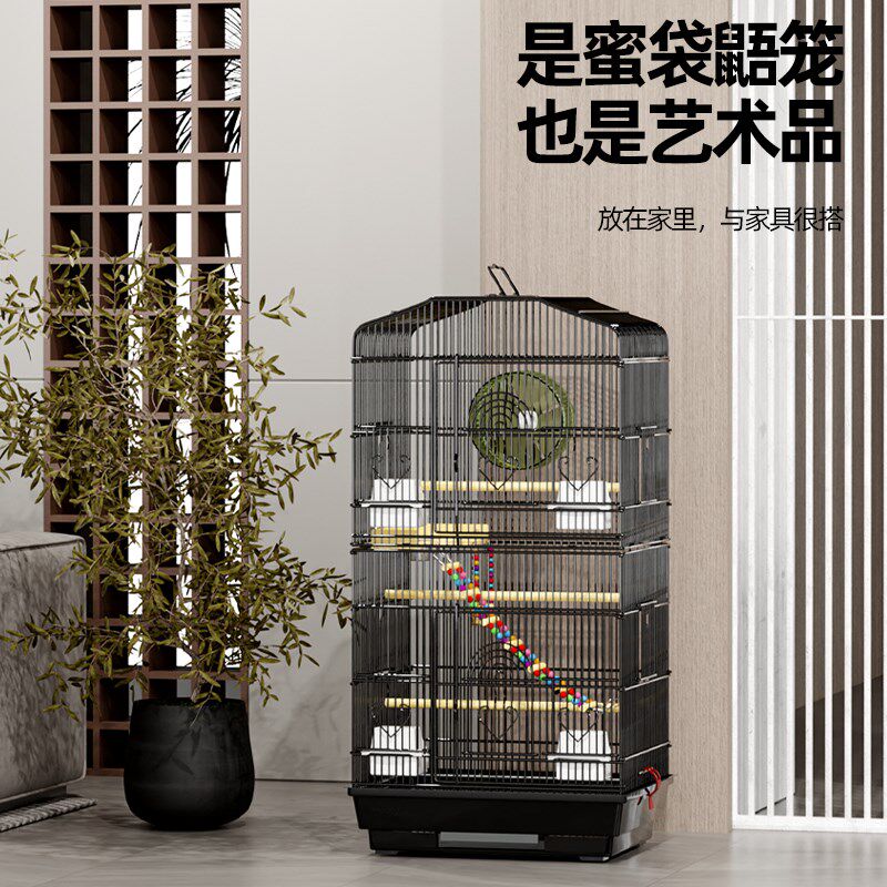 蜜袋鼯饲养笼子飞鼠专用笼保温加密笼花枝鼠铁丝笼松鼠龙猫饲养箱